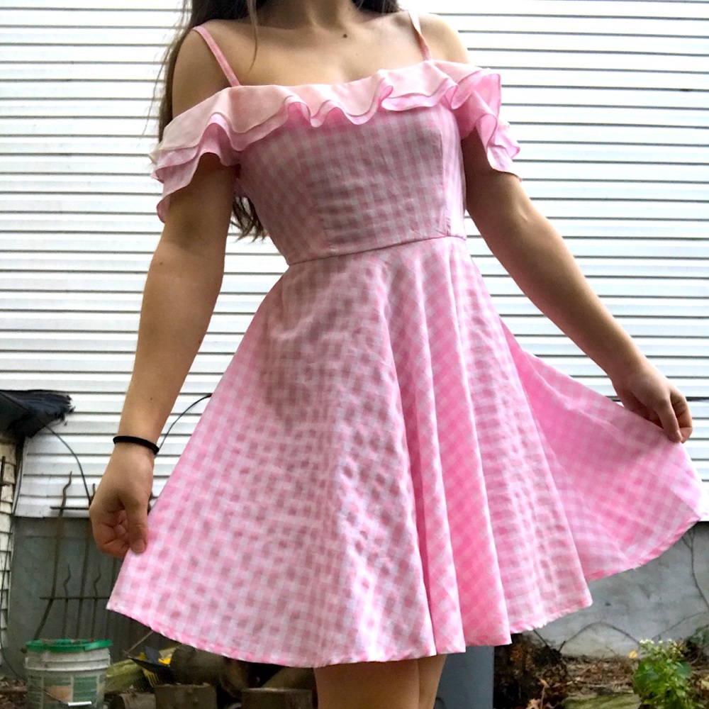 *SOLD* Pink Gingham ‘Lola’ Dress